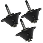 3Pcs Lawn Mower Blade Drive Spindle Assy For Ferris SRS Z2 61" IS2100Z 52" Decks