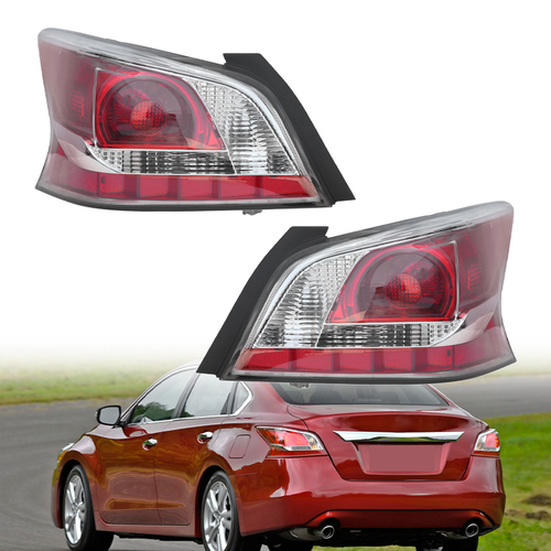 Pair Tail Lights Brake Lamp LH RH for 2013 2014 2015 for Nissan Altima Sedan 4Dr