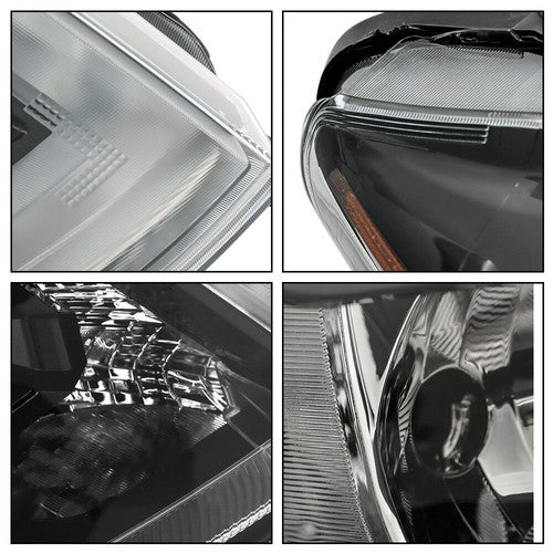 Headlight Replacement For Nissan Rogue 2017 2018 2019 Right Side Chrome Housing