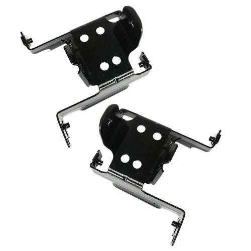 Black Fit For 2011-2014 GMC Sierra 2500/3500 HD Front Bumper Bracket 2 Pc LH&RH
