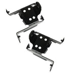 Black Fit For 2011-2014 GMC Sierra 2500/3500 HD Front Bumper Bracket 2 Pc LH&RH