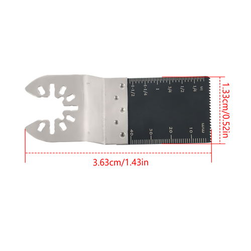 A Universal Set Of 50-Piecebi-Metal Bimetallic Vibrating Saw Blades Multitool