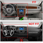 Dash Cover Cap Black Panel Pad for Avalanche Suburban Tahoe Yukon 2007 2014