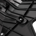 Chrome Black Front Upper Grille Grill Assembly for 2016-2018 Honda HR-V HRV