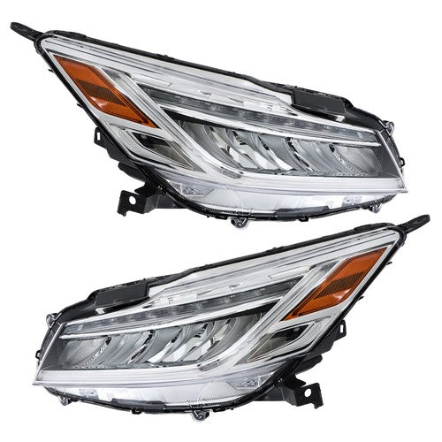 Headlights Fit For Honda Accord Sedan 2016-2017 Projector LH & RH Pair Set LED