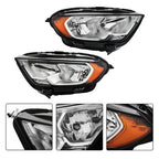 For Ford EcoSport S Sport 2018-2022 LH+RH Headlights Headlamps Halogen Chrome