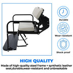 Rear Back Seat Kit Flip Folding for Yamaha G14 G16 G19 G22 Golf Cart Gray