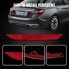 Rear Bumper Trim Molding Reflector Tail Light for 2016-2017 Honda Accord Sedan