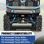Heavy Duty High Clearance Rear A Arms Kit for Kawasaki Teryx 4 800 2012-2024