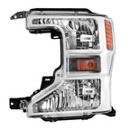 Front Headlight For Ford F250 F350 F450 2020-2022 Halogen Left Single Clear Lens