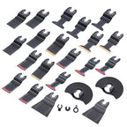 25PCS Oscillating Tool Professional Bi-Metal Multitool Blades Kits for Wood Nail
