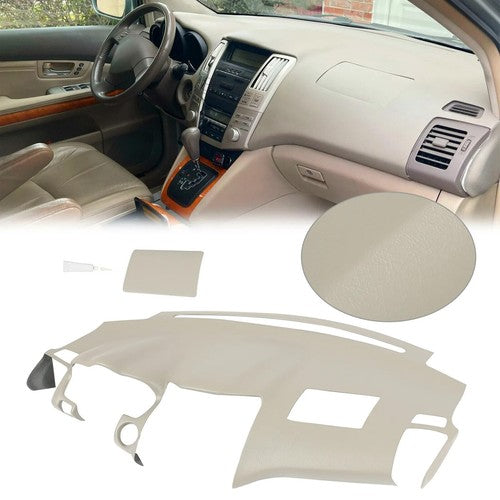 Molded Dash Cover Overlay Cap for 2004 2005 2006 2007 2008 2009 Lexus RX350 RX330 Gray