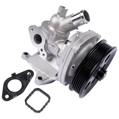 Engine Water Pump w/ Thermostat for Chevrolet Malibu Traverse GMC Canyon Terrain