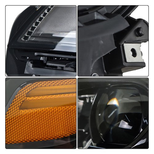 Fit For Jeep Cherokee 2019-2022 Headlight Projector LH/Left Side LED Replacement
