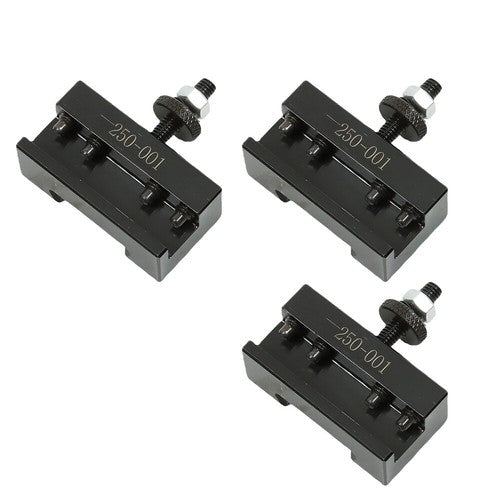 3 PCS OXA #1 Quick Change Turning & Facing Lathe Tool Post Holder 250-001 New