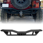 Textured Rear Bumper Guard with Receiver Hitch for Jeep Wrangler JK 2007