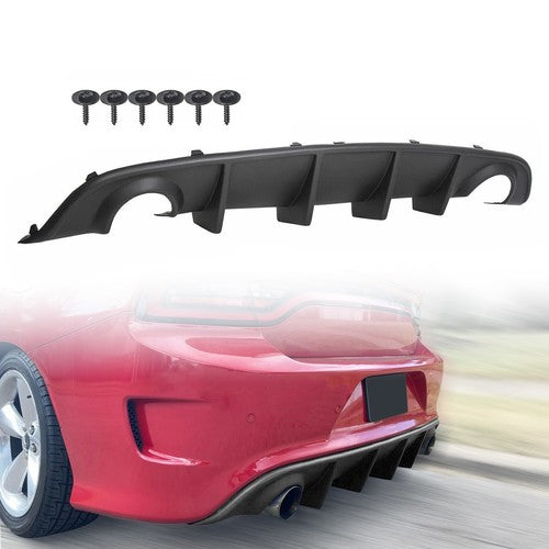 For 2015 2023 Dodge Charger SRT Factory Style Rear Diffuser Bumper Valance Lip PP