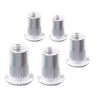 Metric M3-M8 + SAE 6-32-1/4-20 Aluminum Rivet Nut Rivnut Nutsert Kit 300Pcs