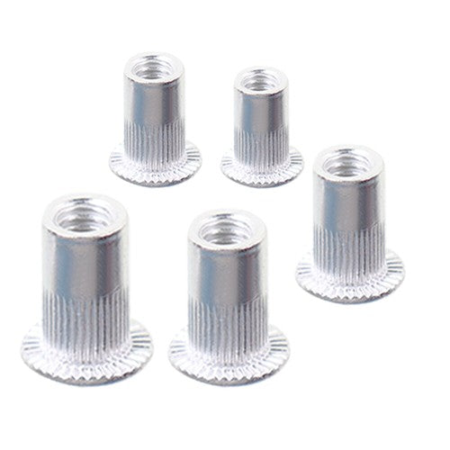 Metric M3-M8 + SAE 6-32-1/4-20 Aluminum Rivet Nut Rivnut Nutsert Kit 300Pcs