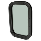 Vertical RV Window Cargo Trailer With Trim Ring Screws Tinted Glass 12 x 18 x 1 1/2