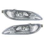 Red Tail Light Right+Pair Fog Lights Chrome Housing For Toyota Camry 2002-2004