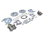 Rear Brake Disc Set w/ Brackets for GM A F X-Body Buick Chevy Pontiac 1964-1977