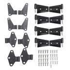 Suitable For Jeep Wrangler 2007-2018 16PCS Car Replaced Parts Door Black Hinges