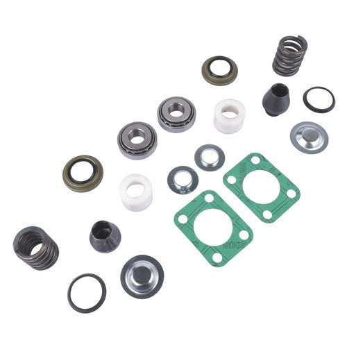 Front Axle King Pin Rebuild Kit For Dodge W250 W300 Bearing Bushing Spring Seal