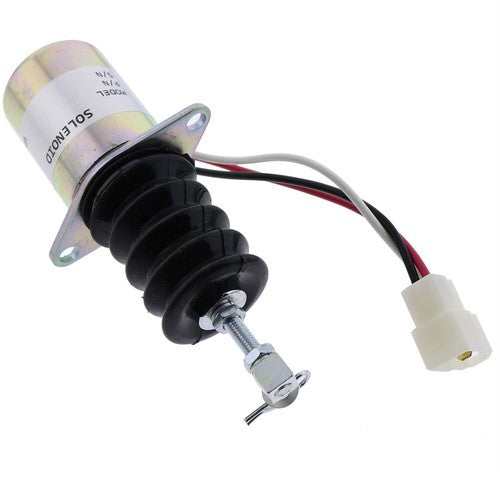 Fuel Shutoff Solenoid for John Deere 3009 3011 3012 3014 3015 4019 4020 Engines