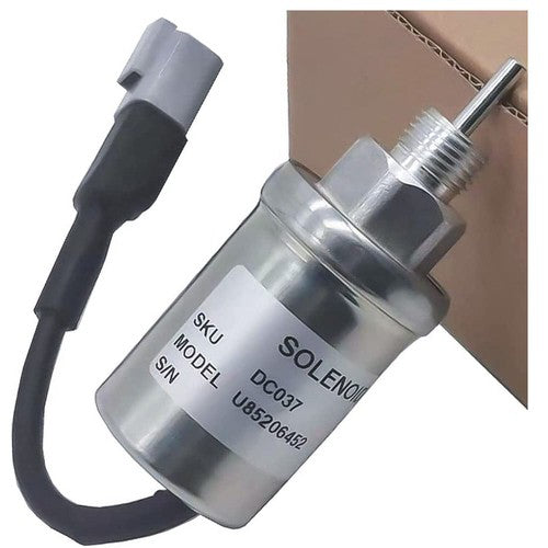 U85206452 12V Electrical Shutoff Solenoid for Perkins 402D 403D 404D 404C 403C