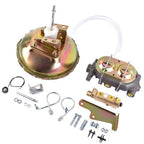 For Chevy Camaro 67-69 Brake Booster w/ Disc Drum Proportioning Valve Cylinder