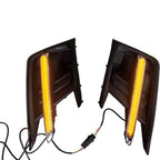 Fog Light Covers W/LED White DRL Yellow Turn Signal for 19-22 Subaru Ascent