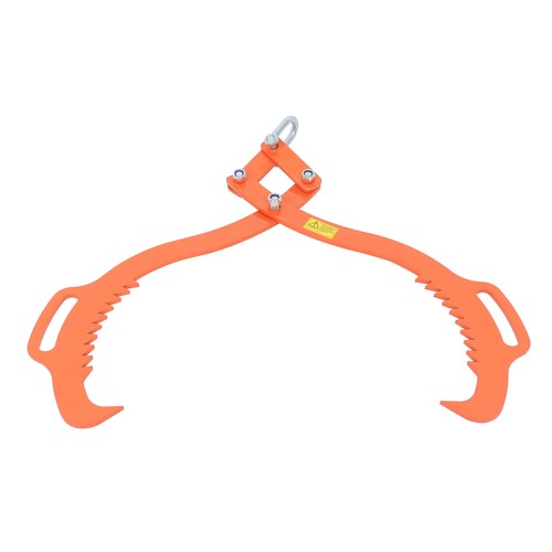 Heavy Duty Grapple Timber Claw 28In Log Lifting Tongs 2 Claws Timber Claw Hook