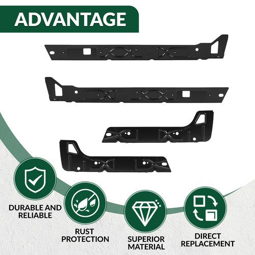 Inner Rocker Panels FOR 99-07 Chevy Silverado GMC Sierra 1500/2500/3500 Crew Cab