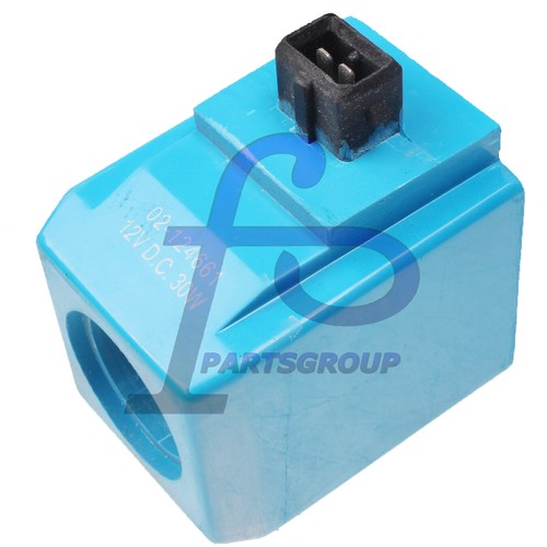 Solenoid Coil Flat Pin 721/10763 For JCB Backhoe 12V 30W Vickers