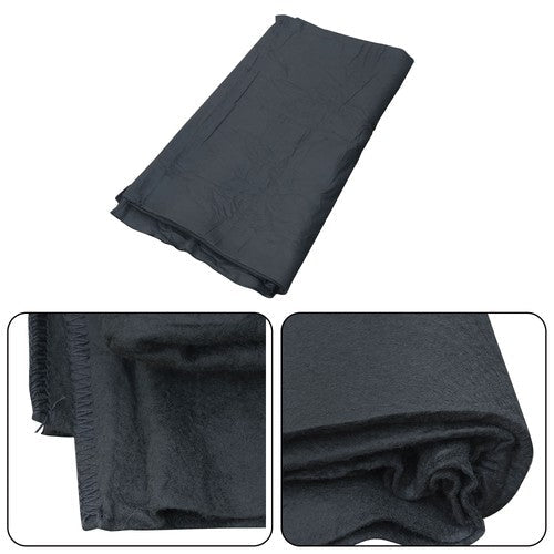 12ft Round Outdoor Inflatable Hot Tub Mat Pool Liner Pad Heavy Duty 12'(Black)