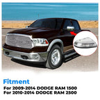 2 Pcs LED Mirror Turn Signal Lights Puddle Lamps For 2009 14 Dodge Ram 1500 2500