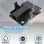 for 2 Inch Receiver Kawasaki Mule 600 610 SX 07-23 Rear Trailer Hitch Mount Bracket