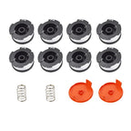 LST400 LST300 Trimmer Spool Line For Black And Decker LST140 LST201 LST220 8PK