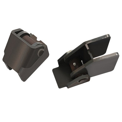 Set of Weld-on Steel Dump Truck Trailer Hinge Work On Any 2" Rectangular Tube