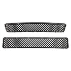 Front Upper & Lower Hood Grille Black 2pcs For 2005-2010 Scion TC 53101-21110