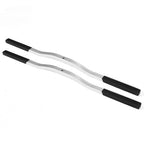Universal 2 Piece Snowmobile Trailer Ski Tie Down Hold Down Bars With Black Boots