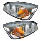 Pair Set For Chevy Malibu 2004-2008 Headlight Replacement Halogen Clear Lens L+R