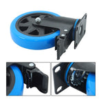 6 Inch Swivel Caster Wheels, Casters Set of 4 Heavy Duty with Brakes