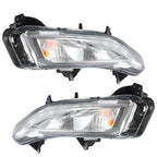 Front Fog Lights For Chevy Malibu 2019-2022 Turn Signal Lights W/LED DRL RH+LH