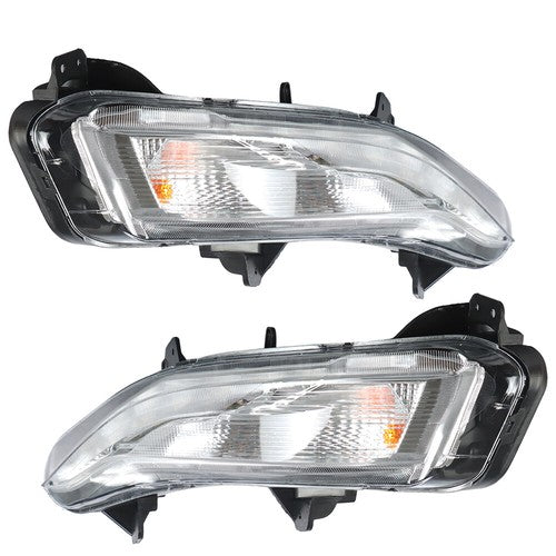Front Fog Lights For Chevy Malibu 2019-2022 Turn Signal Lights W/LED DRL RH+LH
