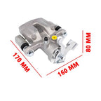 2Pcs Rear Driver & Passenger Brake Caliper with Bracket for Kia Soul 2014-2018
