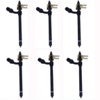 6PCS Fuel Injector A138322 For Case 770 970 1070 1090 1170 1175 1270 1370 1470