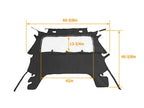 Soft Rear Panel Window Windshield for Honda Pioneer 700 700 4 2014 2025