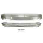 Front Plus Rear Bumper Skid Plate Valance Lower Cover For Toyota RAV4 2019 To 23 Silver